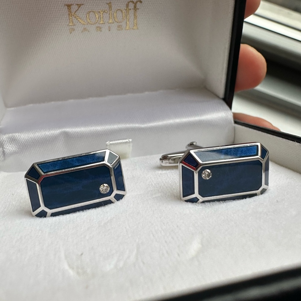 Korloff Paris 10K Plated Gold Cufflinks